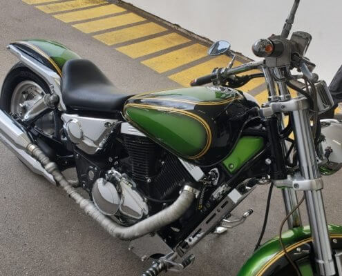 Motorradlackierung